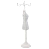 Soportes para joyas: fabricados con tela y materiales de resina, este soporte para joyas está diseñado para durar y es duradero de usar, soporte para exhibición de joyas