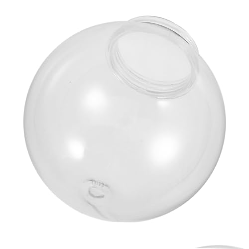 IWOWHERO Clear Acrylic Lamp Post Globe Replacement Elegant Spherical Design for Outdoor Lighting Easy Installation for Courtyards Gardens Patios and Streetlights Opening