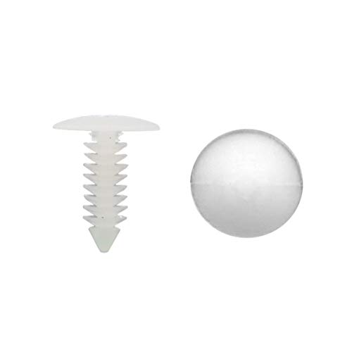 1" Vapor Barrier Christmas Tree Fasteners for Crawl Space Moisture Barriers and Encapsulations
