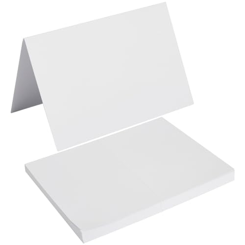 50 Pack Blank Cards Folded Cardstock Thank You Blank Greeting Cards for Invitations