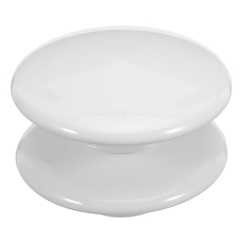 BESTOYARD Tapón, de Cocina Lavabo de Fregadero Silicona Blanco para 2piezas Cierre Hermético y Fácil y Baño para Uso en