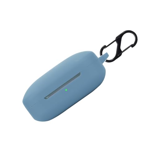 Image of WELCROS Silicone Case Cover for One-Plus Buds 3 with Carabiner (Splendid Blue)