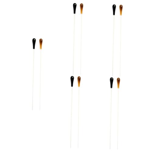 COSMEVIVI 5sets Conductor Music Conduct Stick Resin Ornament Perfect for Concert Supply 2pcs*5