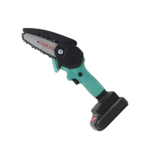 Sosoport mini motosierra serrucho de poda snap n charge Herramienta de poda eléctrica motosierra eléctrica chainsaw podadora de ramas de arbol de podar abdominales Green