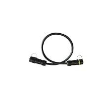 HEATIT 20-inch Watertight Cable Extender for Connecting Snow Melting Mats - Durable and Reliable