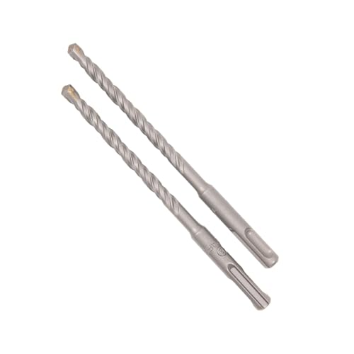 Image of TAPARIA 8 mm Flat Tip SDS Plus Hammer Drill Bit for Concrete Drilling (HDF 8160, 8x100x160 mm, Pack of 2)-Spiral Flute Type-Home, DIY, Professional Brick, Wall, Masonary-Drilling
