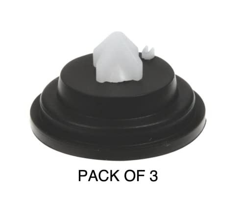 Pack of 3 Replacement Rubber Ball Valve Washers - Fits All Siamp Fill Valves