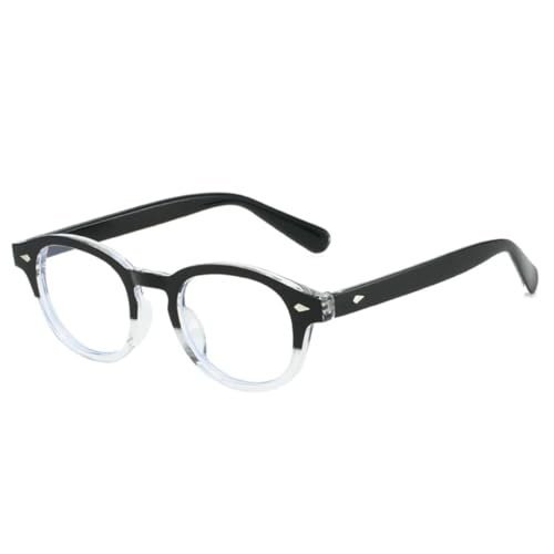 Lunettes de soleil rétro ovales protection UV400 tendance punk transparente dégradée mixte