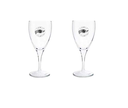 Goose Island Beer Company - 12 Ounce Chalice Glass - Circle Logo - 2 Pack