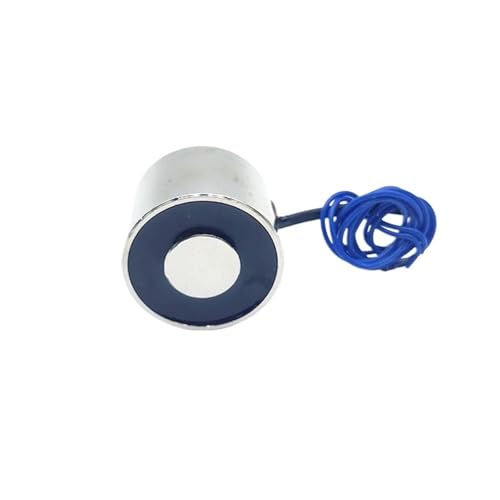 Électroaimant cylindrique pour bloquer une porte lourde en courant 6V