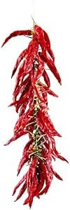 2x Peperoncino Calabrese | Treccia | Diavolicchio | Cornetto | Secco | Piccante | Circa 55g ad unità| E Tipic | Prodotti Tipici Calabresi |