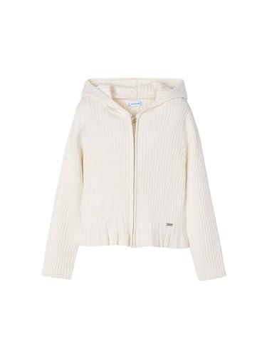 Mayoral Knitting Ribbing Pullover for Girls Bone