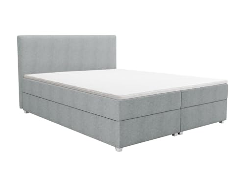 Onan di Ysmée Set Boxspring 180x200 cm Grigio
