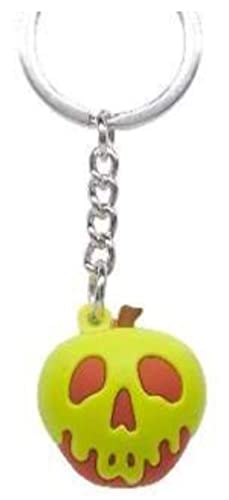 Llavero de manzana de Blancanieves para colgar en mochilas escolares y bolsos