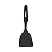 Farberware Professional Soft Handled Short Turner Spatula Heavy-Duty Heat Resistant Nylon Safe for Non-stick Cookware Ideal For Flipping, Turning, Frying 12-Inch, Black