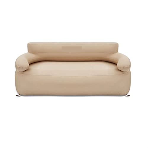 GBNYTT Puff inflable sofá al aire libre, colchón de ocio, plegable, portátil, sofá perezoso para el hogar, cama inflable (caqui oscuro)
