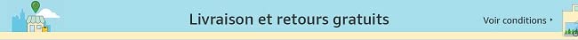 Retours gratuits et simples sur des milliers de produits