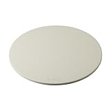 Metaltex Cordierite Ø 33cm Round Natural Baking Stone for Pizza Cookies Bread | Barbeque | Grilling | Oven | Grill | BBQ | 10mm | White | 13 inches