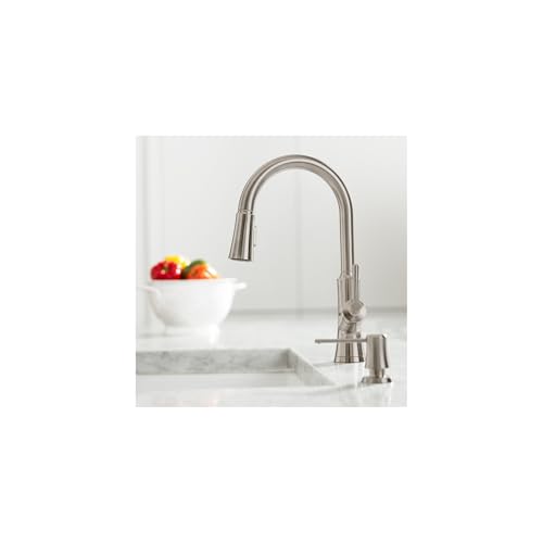 hansgrohe 4796800 Joleena Soap Dispenser in Steel Optic, 3-Inches Tall