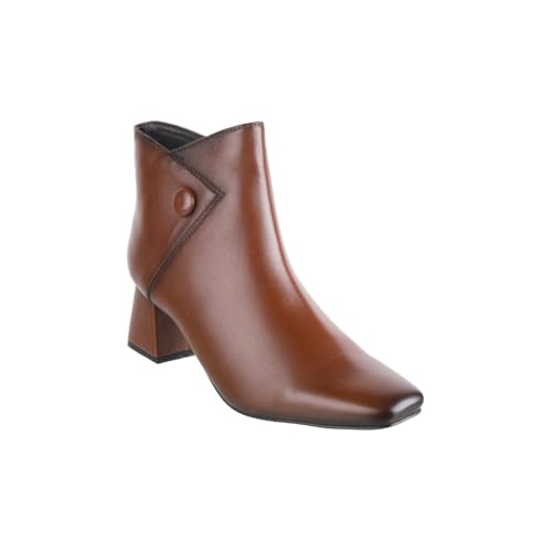 Image of Metro Women Faux Leather Sleek Slip-On Casual Boots