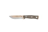 Tops Knives Fieldcraft by Brothers of Bushcraft Full Tage Fixed Blade- Coyote Tan Coating Finish- Coyote Tan Kydex Sheath w/Rotating Spring Steel (Green Canvas Micarta Handle)