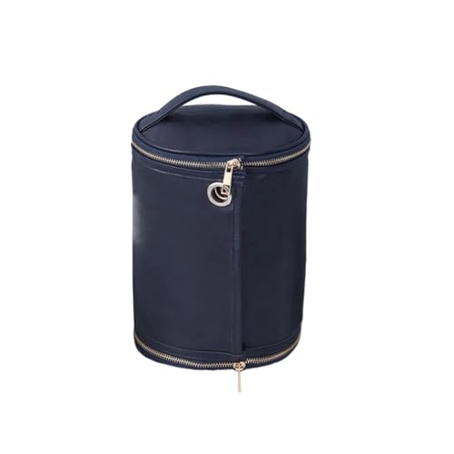 Trousse de toilette grande capacité cuir synthétique bleu homme