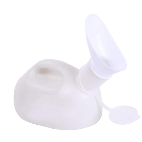 Urinario unisex de 2000 ml, recipiente for recolección de orina de viaje, urinario portátil for coche, ancianos y personas con incontinencia.