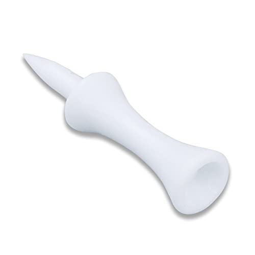 Zivisk White Golf Tees Plastic 51MM Castle Golf Tees 2 inch 100 Count