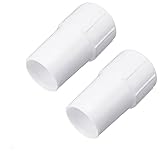 Conector de manguera de piscina, para 2 manguitos de extremo de manguera de piscina, mano izquierda, 38 mm, accesorios de tubería de manguera de vacío de piscina, 5,5 x 10 x 4,5 cm