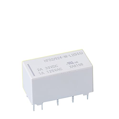 Relais HFD2/024-M-L2 (555) évite la surchauffe des circuits imprimés 24V 2A 10 broches