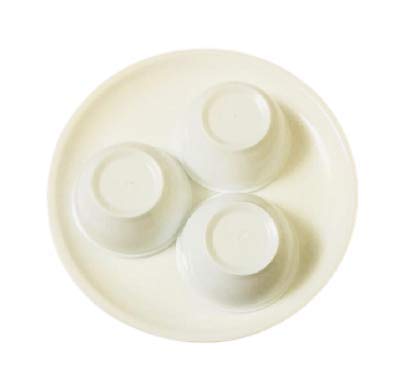 Image of Unbreakable Round Microwave Safe Full Dinner Plates (Set of 4 Plates & 4 Bowls)