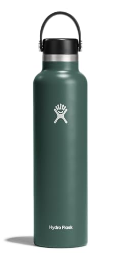 Image of Hydro Flask Water Bottle - Insulated Stainless Steel - Non Spill, Leakproof in 24 Oz Fir Green