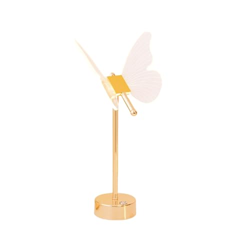 Lampe de table papillon tactile en acrylique à intensité variable - 2