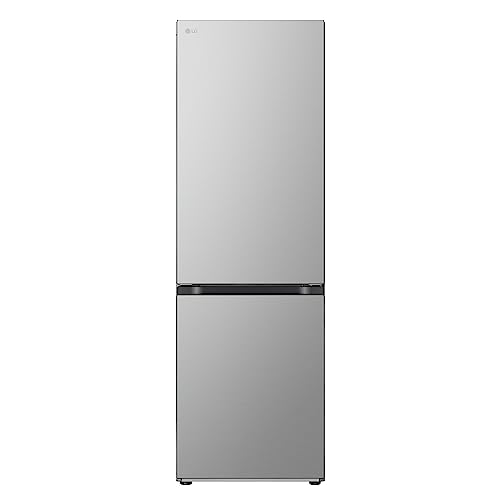 LG GBV3100APY Frigorifero Combinato Classe A, Capacità 344L, Total No Frost, Altezza 1,86m, Door Cooling, Linear Cooling, Cassetto Fresh Converter, Smart Diagnosis, Compressore Smart Inverter, Silver