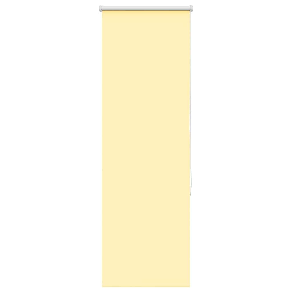 vidaXL Roller Blind Blackout Yellow 40x150 cm Fabric Width 35.7 cm Polyester, day and night blind, kitchen blind, blackout roller shade — image 1