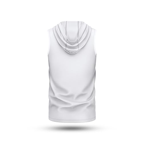 Nxtrnd Team Men's Lightweight Sleeveless Hoodie, Relaxed Fit, Polyester Blend3