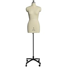Female Sewing Mannequin, Women Dress Form Tailor Dressmakers Dummy Mannequin Stand On Wheels for Sewing ClothesSizeL-Model 84