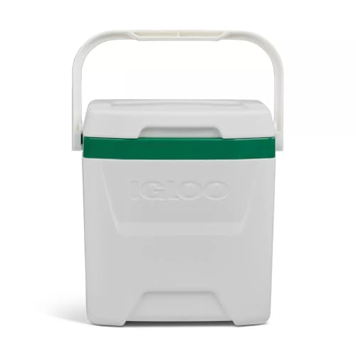 Image of Igloos Cooler Hard-Sided Ice Chest, Insulated Portable Cooler, Heavy-Duty, Leak-Resistant Lid, Lightweight Ergonomic Handle