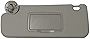 Sun Visor fit for Chevy Sonic 2012-2019 Spark 2013-2016 Driver Side Left Gray Replacement 2M Plastic