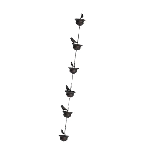 Image of Bnf Bird Rain Gutter Chain Decorative Sheds Awnings Yard Rainwater Catcher Chain 80cm|Home & Garden|Yard, Garden & Outdoor Living|Garden D?cor|Garden D?cor