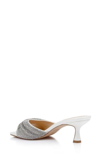 Jewel Badgley Mischka Humor Crystal Mules with Kitten Heel4