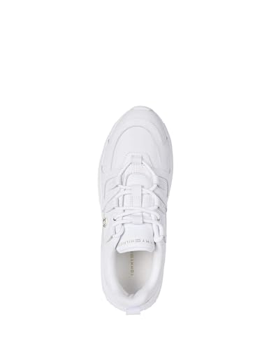 Chaussures en Cuir Blanc Tommy Hilfiger Th Premium Runner d'Exception - 3