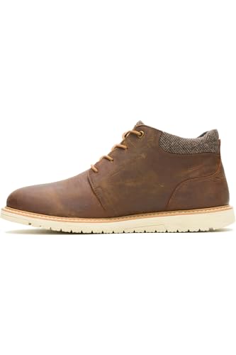 Bottines en cuir Hush Puppies Jenson homme marron clair chaussures boots lacets
