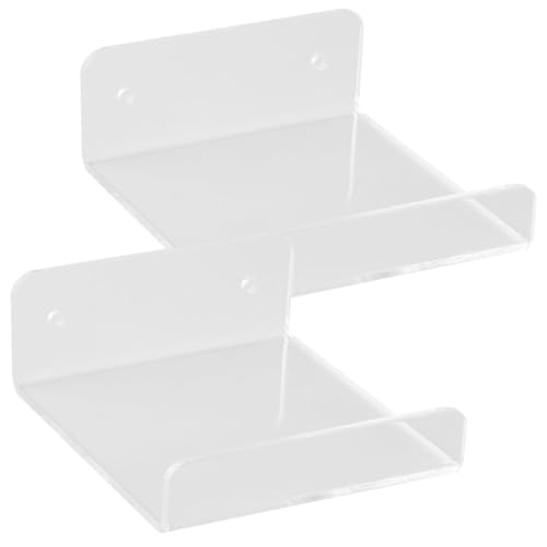 AKOOSY 2個 壁掛けルーター プロジェクター用多機能ラック 省スペース収納 壁傷けない製 壁取り付け棚 ユニークディスプレイ対応