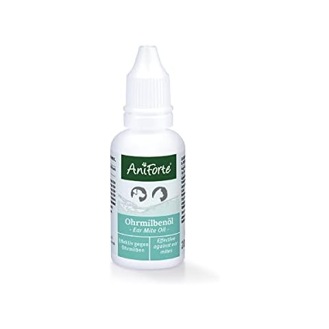 AniForte Ear Mite Drops 20ml for Dogs, Cats, Rodents and Pets: Treatment for Pets and Animals to Kill & Remove Ear Mites, Ear-Drops Cover