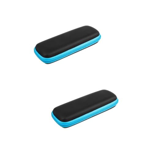 LAPYAPPE 2pcs Portable Dart Accessory Case Lightweight Pu Storage Box for Easy for Gamers for Men Women Blue Color