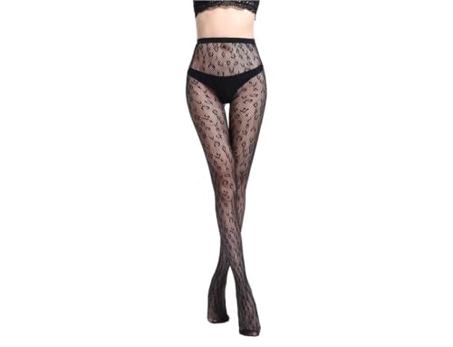 Patterned Fishnet Tights Pantyhose with Pattern Designs Fishnet Stockings for Women