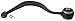 TRW Automotive JTC126 Suspension Control Arm and Ball Joint Assembly for BMW 740iL: 1993-2001 and other applications Front Left Lower Rearward