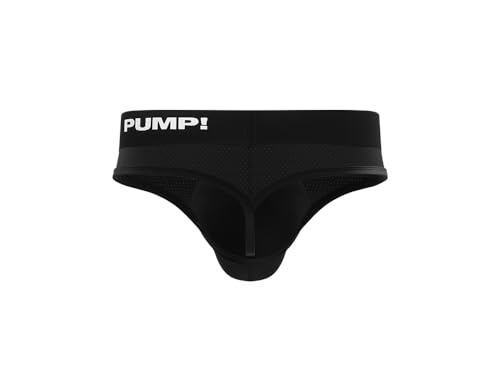 Pump! Black Classic Thong Men's Thong | Supportive & Contoured Fit | Breathable & Soft Fabric4