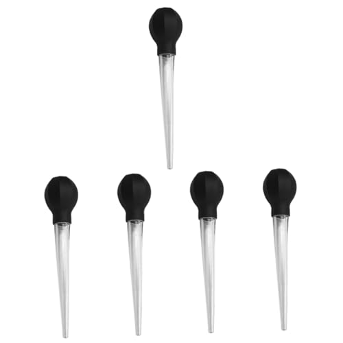 UPKOCH 2pcs Oil Sucker Pump Turkey Baster Cooking Seasoning Injector Silicone Tube Barbecue Accessory